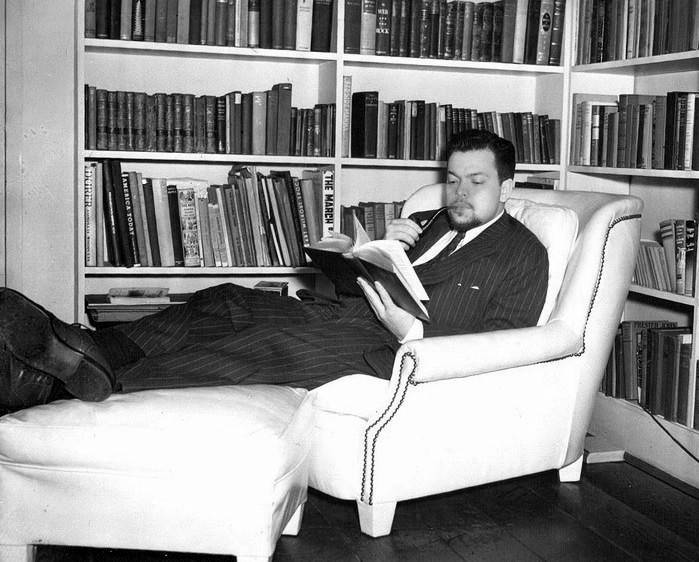 Orson Welles, man of letters.