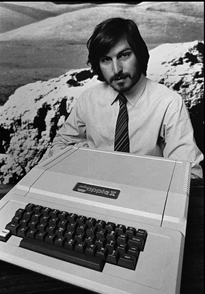 Young Steve Jobs.