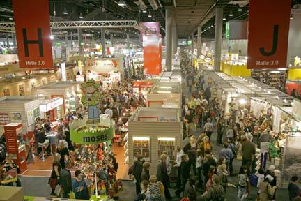 The floor of the 2010 Frankfurt Book Fair.
