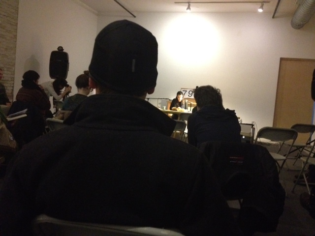 Sara Marcus reads from Gertrude Stein's The Making of Americans at the inaugural event for online magazine Triple Canopy's new Brooklyn space.
