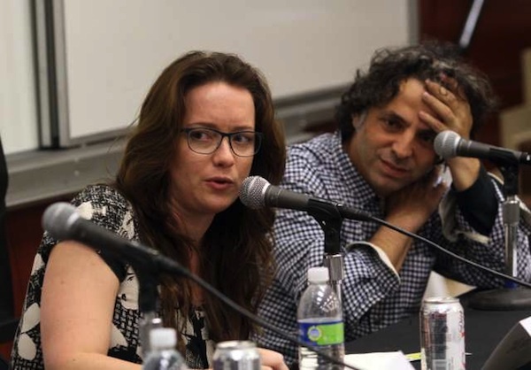 Amelia Gray and Etgar Keret at the Los Angeles Times Festival of the Book