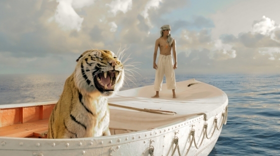 A still from Life of Pi