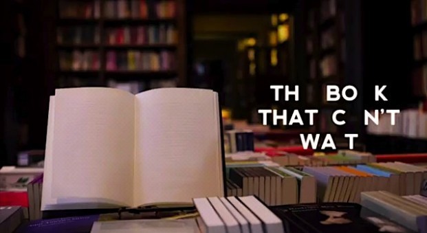 The Book that Can't Wait, written in disappearing ink.