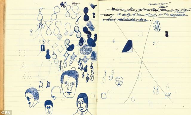 A page from the manuscript of Samuel Beckett's Murphy