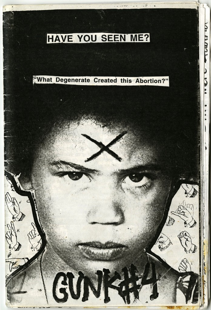 Ramdasha Bikceem's "Gunk 4"; from the Riot Grrrl Collection, edited by Lisa Darms