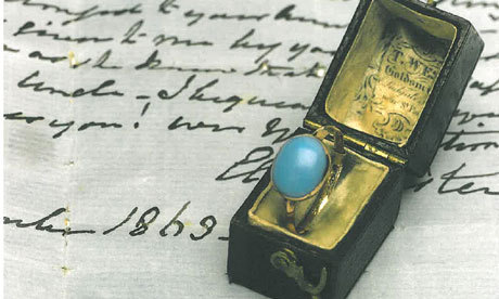 Jane Austen bling. Photograph: The Department for Culture, Medi/PA
