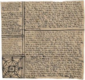 One of Robert Walser's microscipts