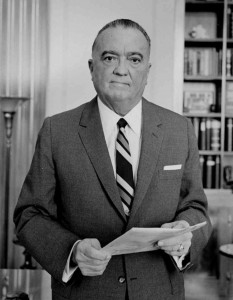 Literary detective J. Edgar Hoover
