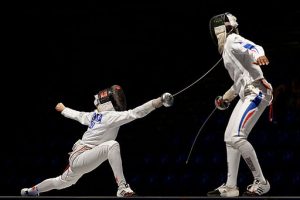 Women's epee. Photo: Marie-Lan Nguyen