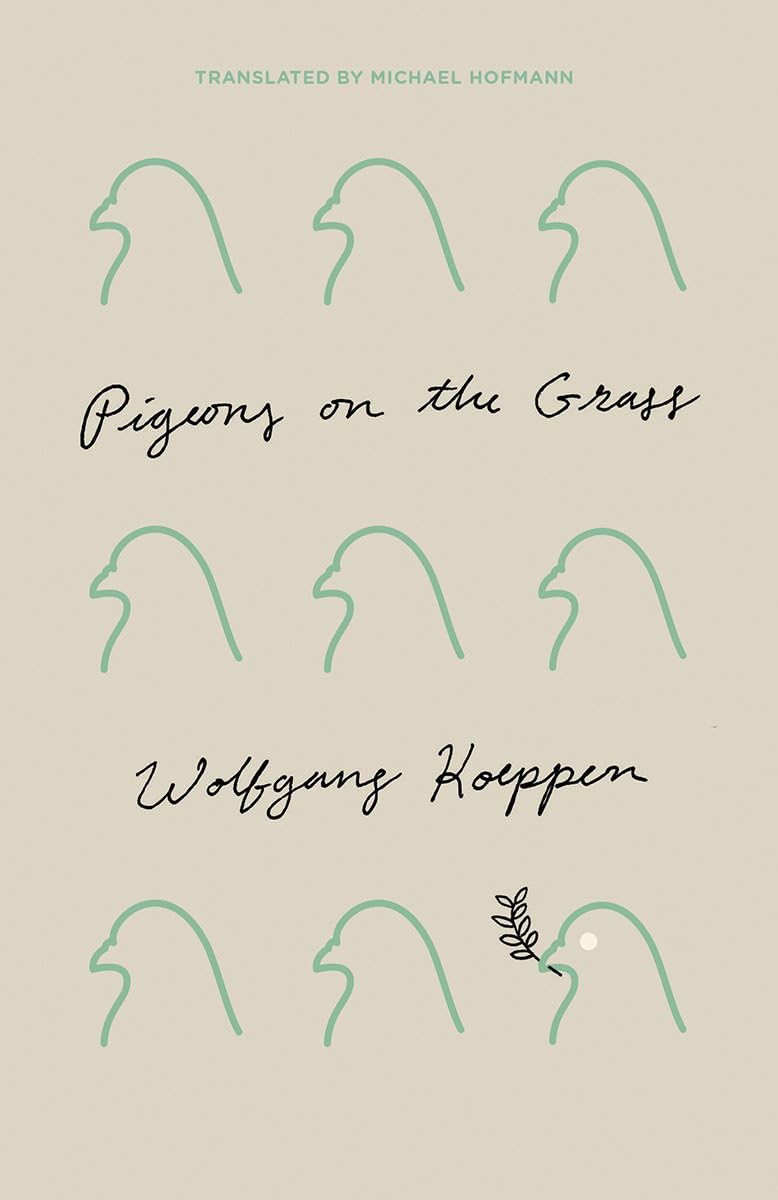 The cover of Pigeons on the Grass