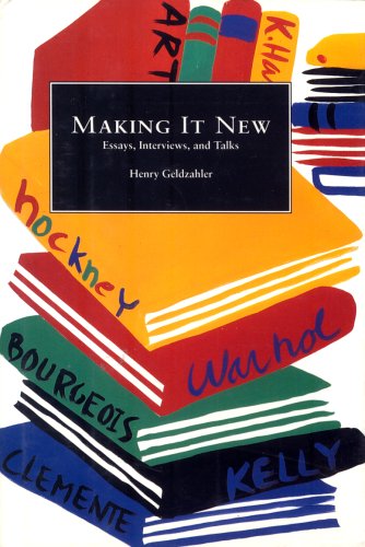 The cover of Making It New: Essays, Interviews, and Talks