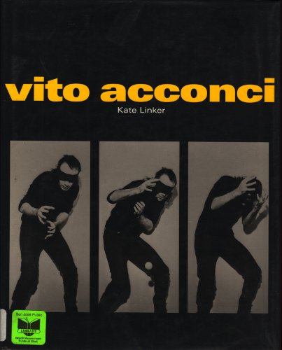 The cover of Vito Acconci