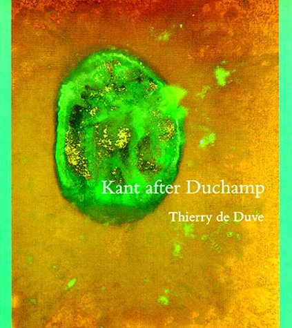 The cover of Kant after Duchamp (October Books)
