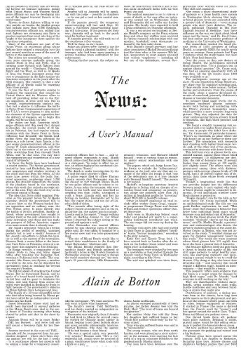 Cover of The News: A User's Manual