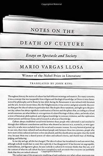 Cover of Notes on the Death of Culture: Essays on Spectacle and Society