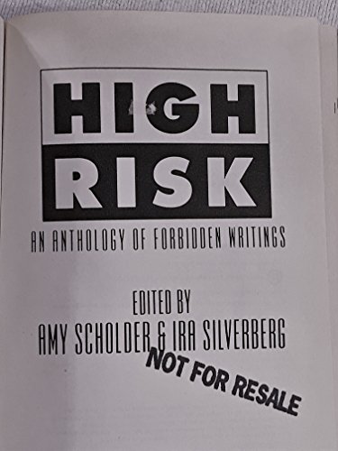 The cover of High Risk: An Anthology of Forbidden Writings