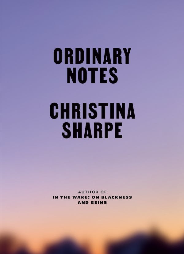The cover of Ordinary Notes