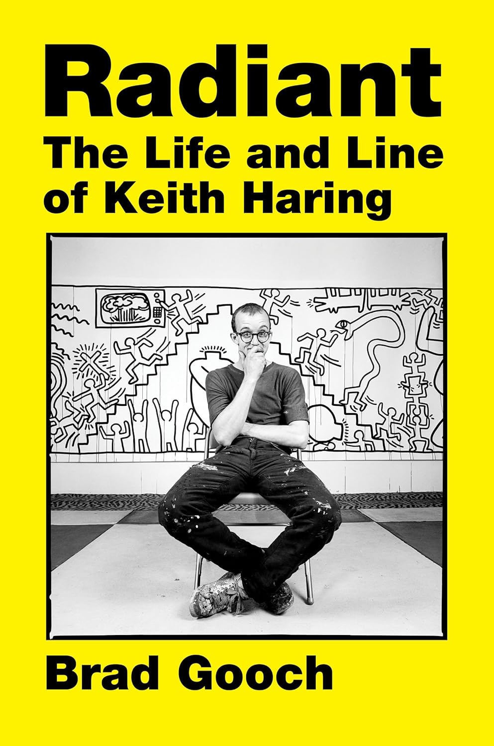 The cover of Radiant: The Life and Line of Keith Haring
