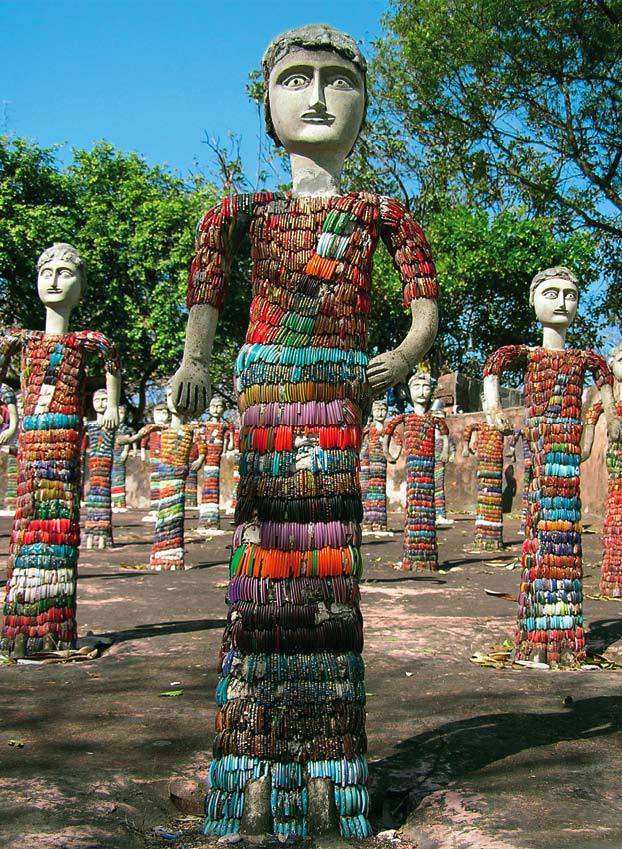 Nek Chand, Rock Garden of Chandigarh (detail), 1958–.