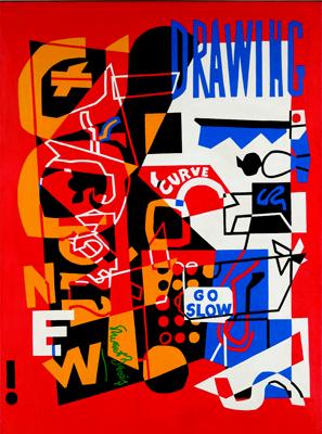 Stuart Davis, Combination Concrete #2, 1956–58, oil on canvas.