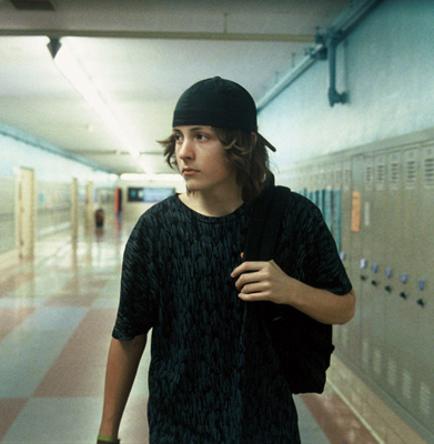 Gabe Nevins as Alex in Paranoid Park, directed by Gus Van Sant, 2008.