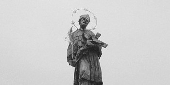 Statue of John of Nepomuk on Prague’s Charles Bridge.