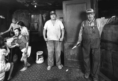 Shelby Lee Adams, The Childers’ Kitchen, Neeley Branch, 1986, black-and-white photograph.