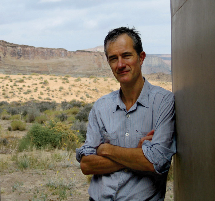 Geoff Dyer in Utah, 2010, photo by Rebecca Wilson.