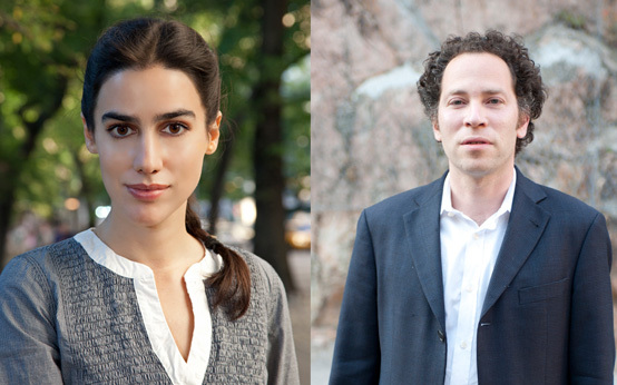 2011 Roger Shattuck Prize winners Lila Azam Zanganeh and Marco Roth.