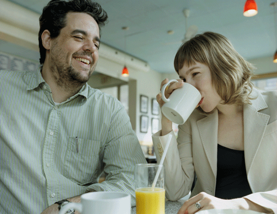 Misha Glouberman and Sheila Heti, photo by Lee Towndrow.