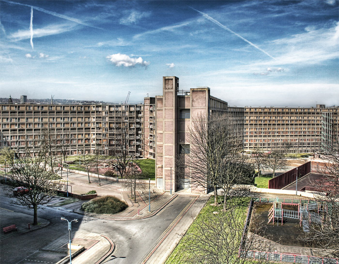 Park Hill, a British council housing estate, Sheffield, 2007.