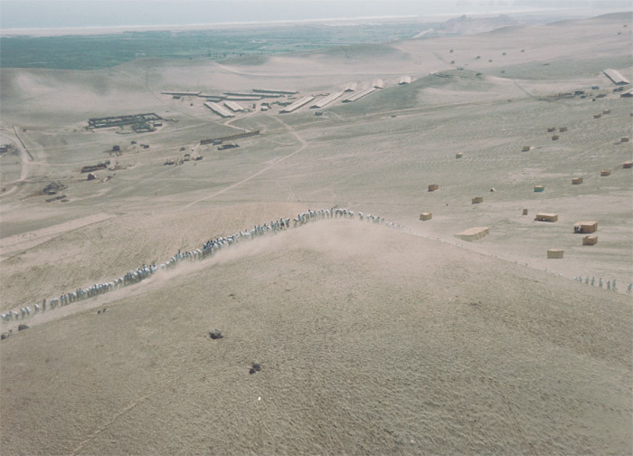 Francis Alÿs, When Faith Moves Mountains, 2002.