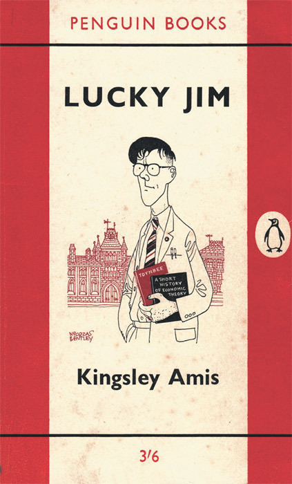 A 1960s edition of Amis’s 1954 novel, cover by Nicolas Bentley.