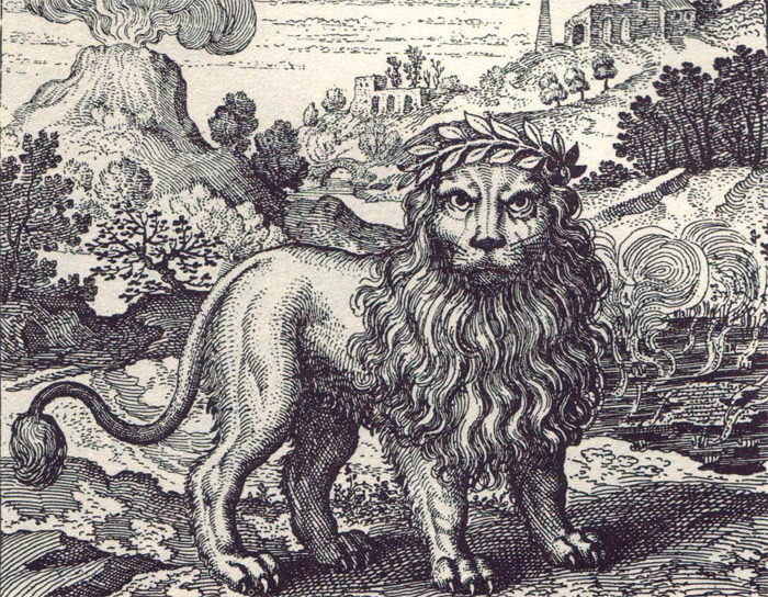 An emblem from Michael Maier’s 1617 book Atalanta fugiens.