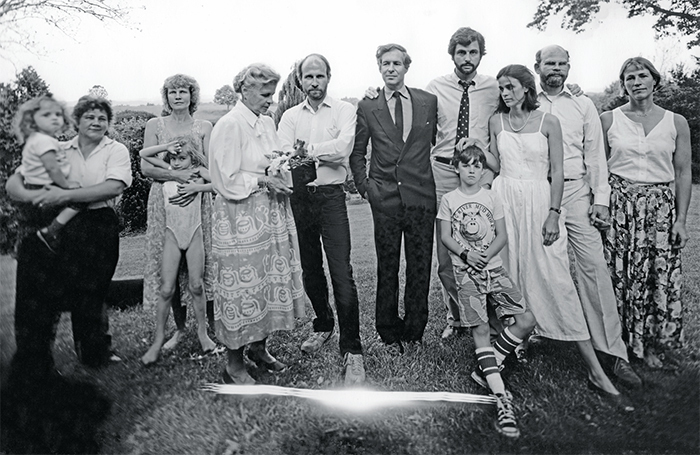 A family photograph taken by Sally Mann after her father’s memorial service, 1988.