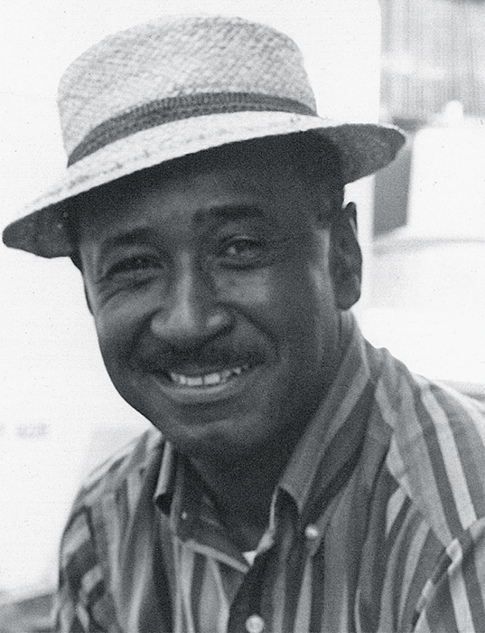 Albert Murray at the Newport Jazz Festival, 1961. Courtesy the Albert Murray Estate