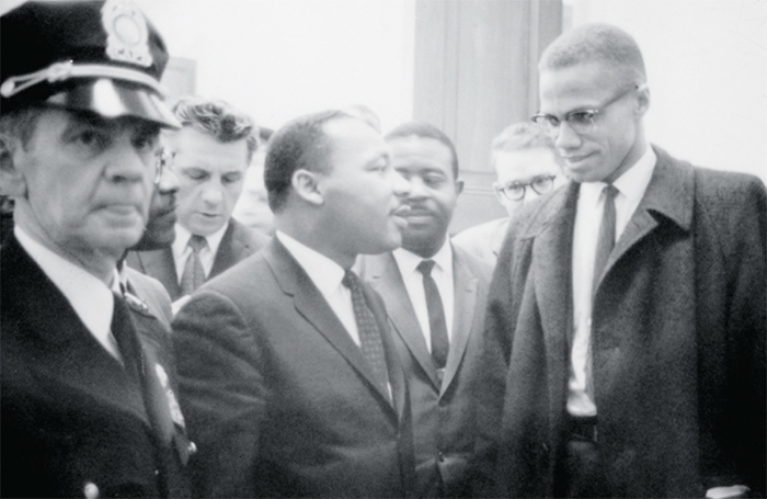 Martin Luther King Jr. and Malcolm X, 1964. Marion S. Trikosko/Library of Congress