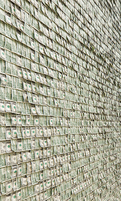 Hans-Peter Feldmann’s Hugo Boss Prize installation, 2011, Solomon R. Guggenheim Museum, New York. David Heald.