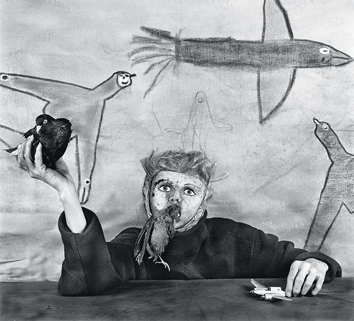 Roger Ballen, Take Off, 2012, ink-jet print, 35 3/8 × 35 3/8". © Roger Ballen.