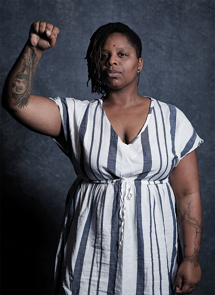 Patrisse Khan-Cullors, 2016. George Evan.