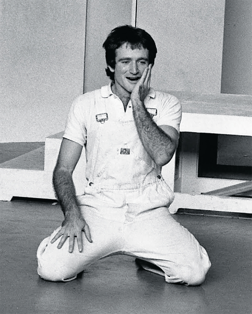 Robin Williams, The Juilliard School, New York, 1973. The Estate of Diane Gorodnitzki.