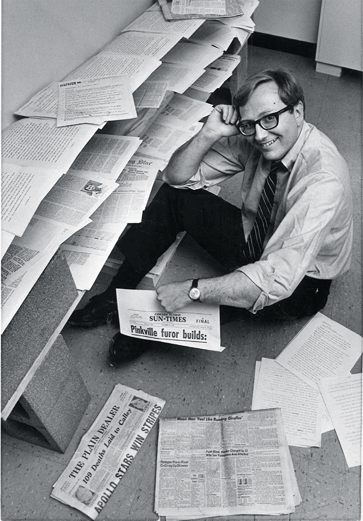 Seymour Hersh, Washington, DC, 1970. Bob Daugherty/AP Photo.