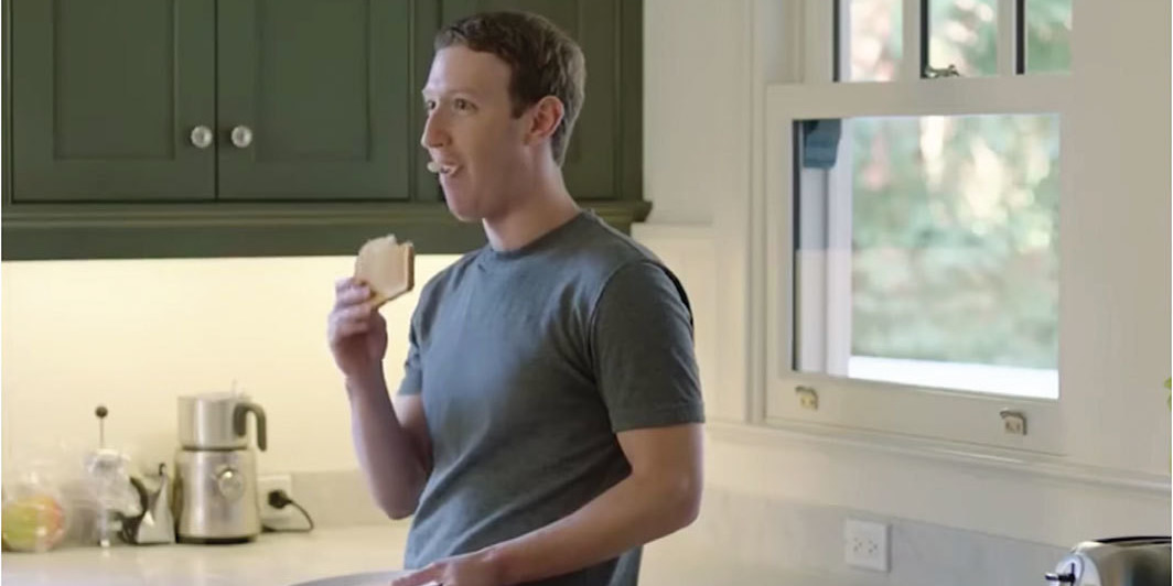 *Mark Zuckerberg in a demonstration video for his custom-made AI assistant, Jarvis, 2016.*