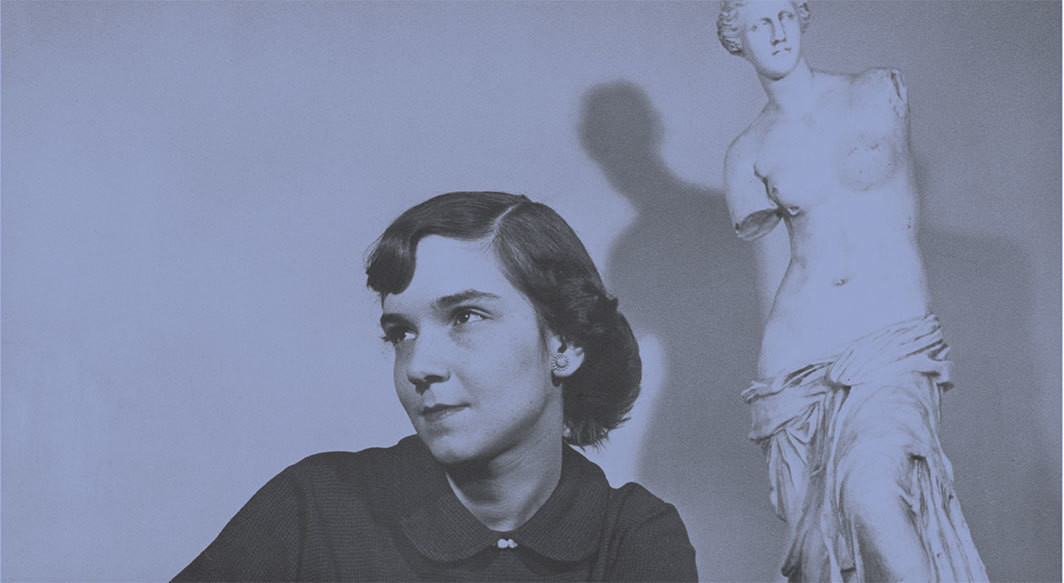 Adrienne Rich, Radcliffe College, Cambridge, MA, ca. 1951.