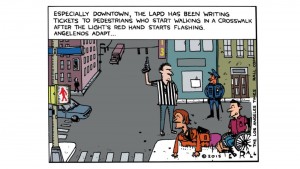 Ted Rall's cartoon for the LA Times