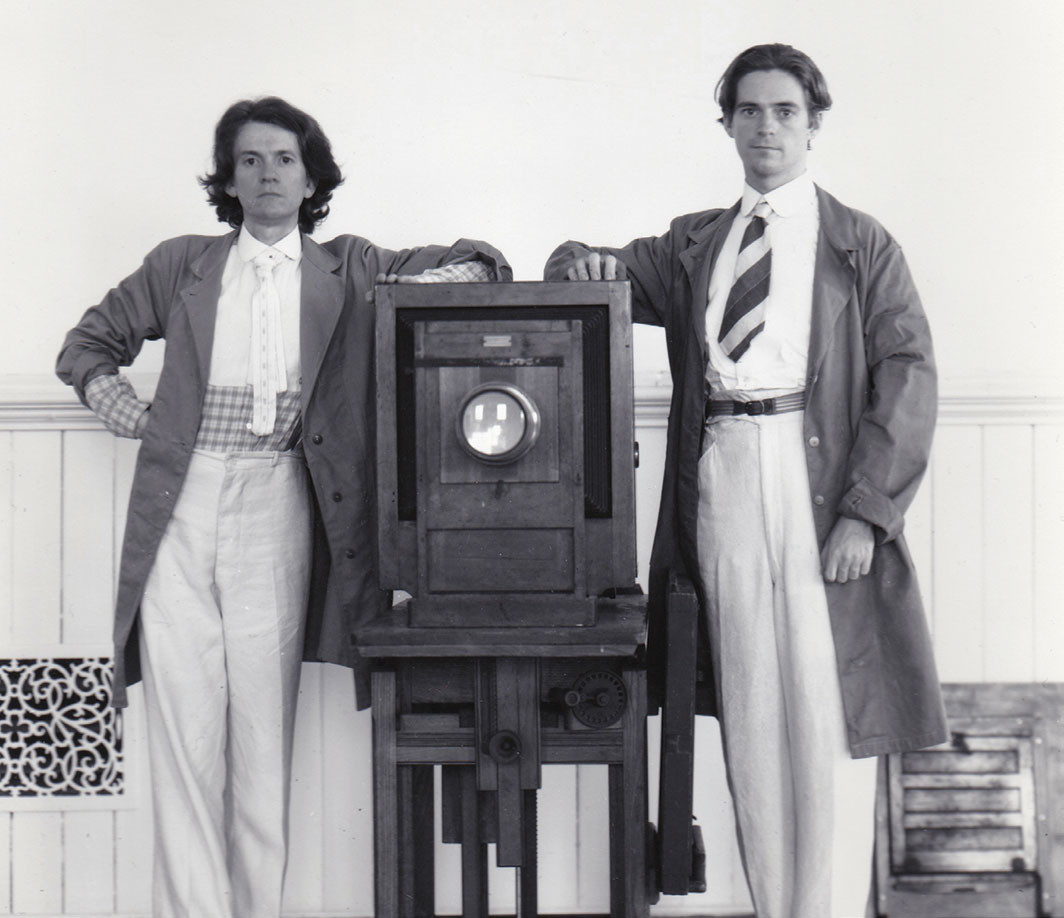 Peter McGough and David McDermott in their studio, New York, 1988. © Mcdermott & Mcgough