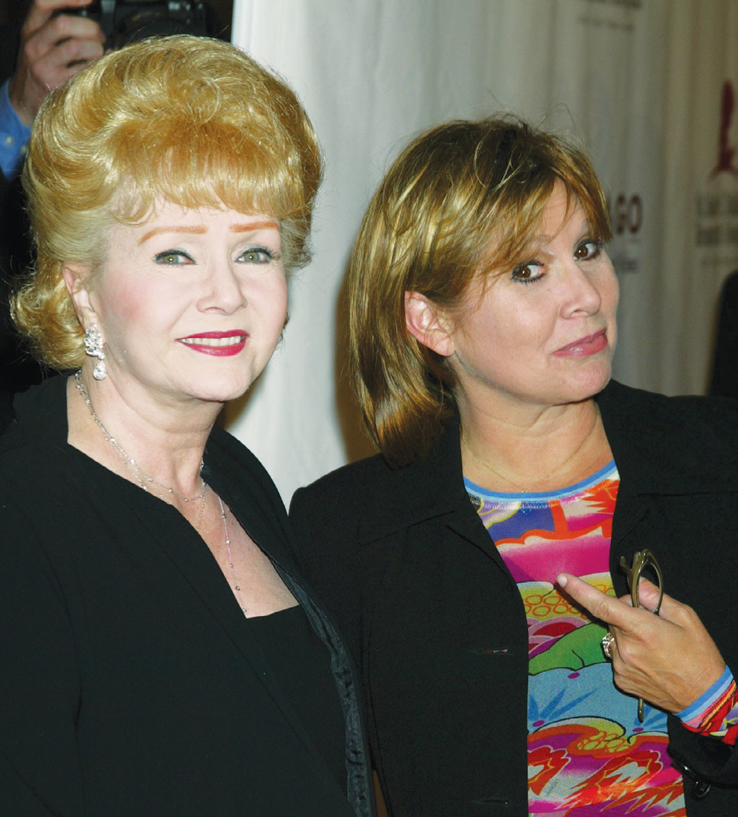 Debbie Reynolds and Carrie Fisher, August 19, 2003. Jim Smeal/BEI/Shutterstock