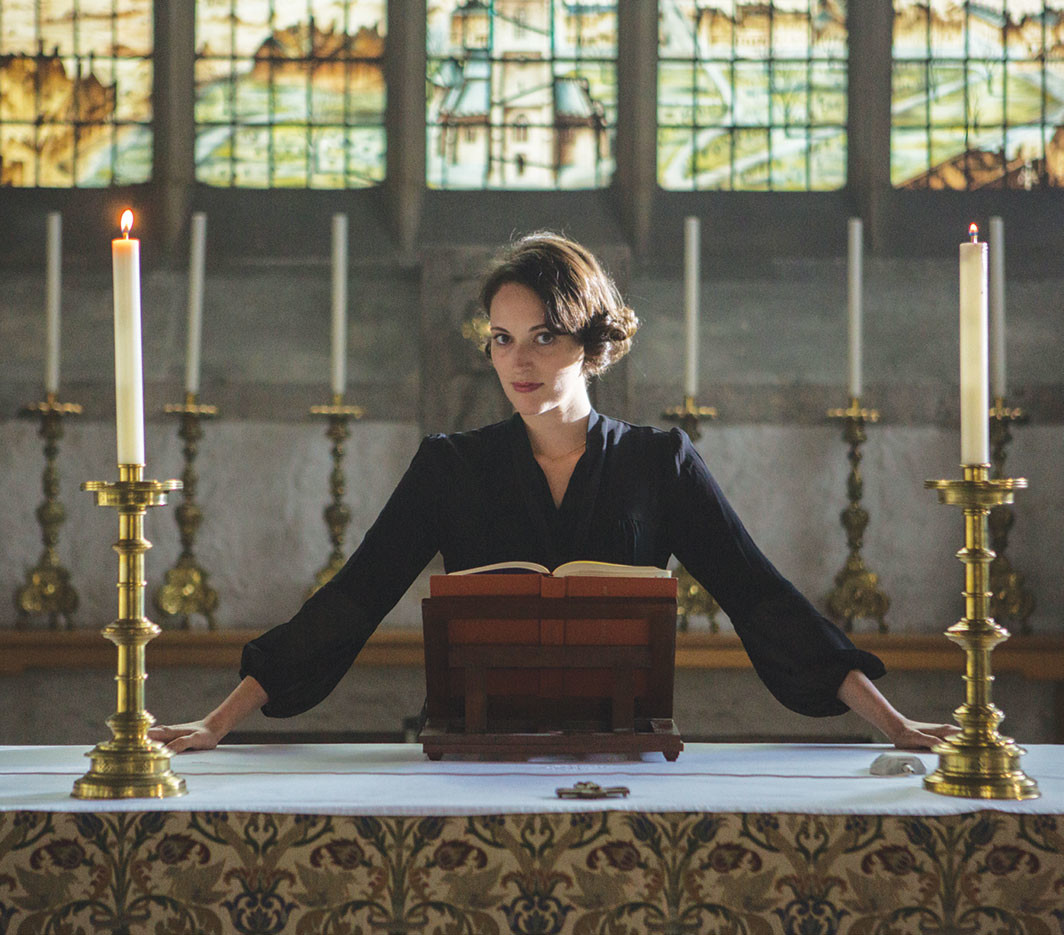 Promotional image for Fleabag, season 2, 2019. Fleabag (Phoebe Waller-Bridge). Steve Schofield; Amazon/BBC