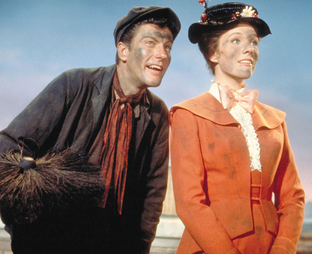 *Robert Stevenson, _Mary Poppins,_ 1964.* Bert (Dick Van Dyke) and Mary Poppins (Julie Andrews). © Walt Disney Productions