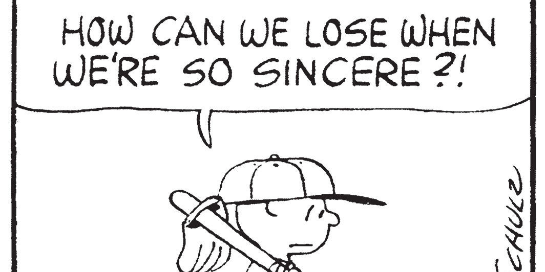 *Detail from Charles Schulz’s _Peanuts,_ April 6, 1963.* From The Complete Peanuts 1963–1964 Vol. 7 (Fantagraphics, 2007), © Peanuts Worldwide, LLC